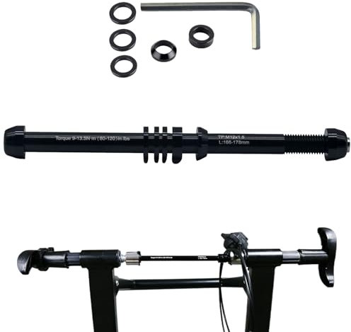 Perno Passante Per Rullo Bici Strada | Adattatore Ruota Posteriore Per Ciclismo Rullo Sostitutivo - Larghezza Regolabile Accessorio Allenamento Uomo Donna