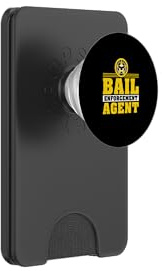 Lustiges Abzeichen für Bail Enforcement Agent, Kopfgeldjagd PopSockets PopWallet für MagSafe