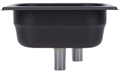HETHLIF Enjuagadora Automática de Jarras, Lavadora de Vasos de Alta Presión con Diseño Integrado de Acero Inoxidable con Fácil Manipulación, para Uso Comercial Doméstico (BLACK)