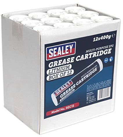Sealey SGC12 Grease Cartridge 400G Box of 12