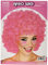 Pink Afro Clown Wig Standard