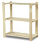 MODO24 Holzregal 3 Böden 90x80x38 Kellerregal Lagerregal Bücherregal B-21 HIT