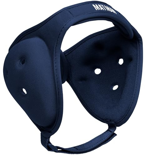 Matman Wrestling Headgear Erwachsene Ohrenschutz BJJ Ultra Soft Grappling Kopfschutz (Marineblau)