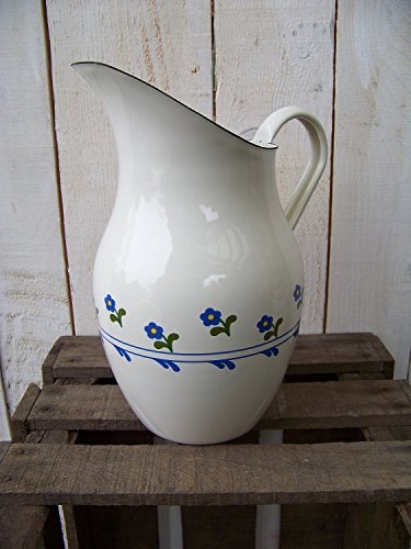 GH Emaille Krug Wasserkanne