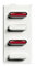BTICINO TERRANEO 337542 PIVOT - Blocchetto 2 pulsanti + 2 led
