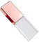 Rose Gold Crystal 32GB USB 2.0 Flash Drive LED Light Glass Pen Drive Thumb Drive Memory Stick Gift for Boy Girls Kids Adults Pendrive USB Stick