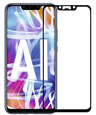 Todotumovil Protector de Pantalla Huawei Mate 20 Lite Negro Completo 3D Cristal Templado Vidrio Curvo para movil