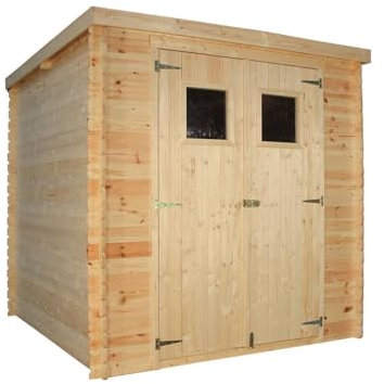 Gardiun Abri de Jardin en Bois Sergei - 4,16 m² 204x204x200 cm