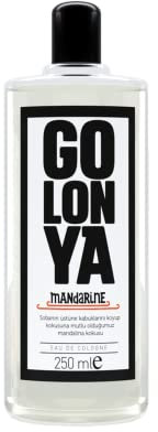 Golonya - MANDARINE - Flacon d'Eau de Cologne Rafraîchissant - Senteur Mandarine - Parfum Unisex - 250ml