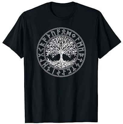 Baum des Lebens, Runen Kreis, Keltischer Lebensbaum, viking T-Shirt
