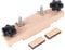RiToEasysports Maple Wood Guitar Bridge Clamp Guitar Luthier Tools with Wrench for Guitar Luthier Tools Playing Accessories Performance Accessories