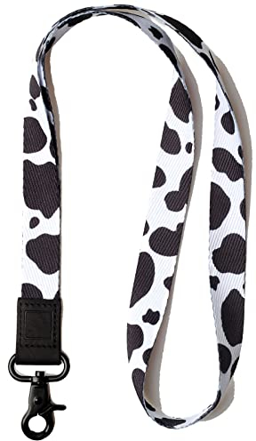 DQL schlüsselband mit karabiner, schlüsselanhänger langes band, schlüsselband mädchen, schlüsselband lang, lanyard schlüsselband, schlüsselband lang,schlüsselanhänger lang(Kuh)