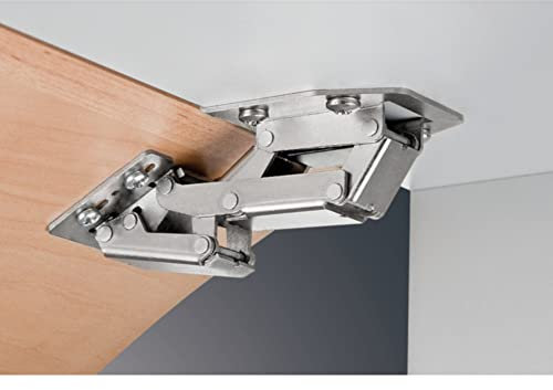 FittingsCo Swing Up Flap Hinge, for Overlay Mounting, Opening Angle 90°