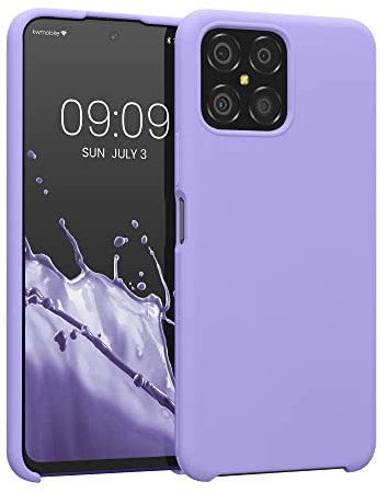 kwmobile Carcasa Compatible con Honor X8 Funda - Case TPU y Silicona antigolpes - Apto Carga inalámbrica - Lila