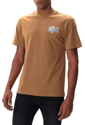 Lacoste Th2059 T-Shirt Sport à Manches Longues, Cookie, M Homme