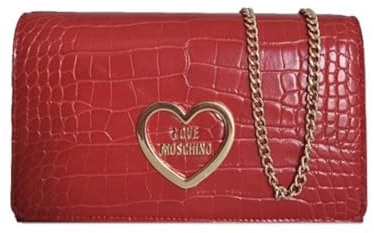 Love Moschino Damen Schultertasche, rot