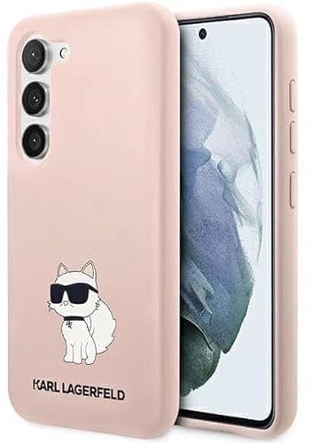 KARL LAGERFELD Hülle KLHCS23MSNCHBCP Samsung S23+ S916 rosa silikon Choupette