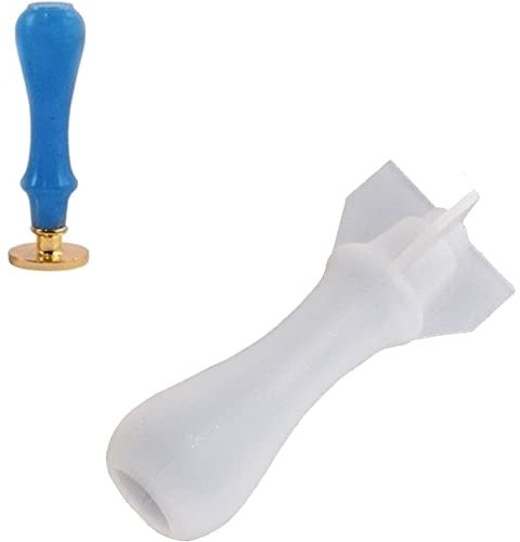 2 stücke Wachs Stempel Griff Form Stempel Gießformen Handgemachte Harz Silikonform Kristall Epoxidharz Form
