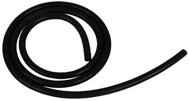 Tuyau en silicone de 1 m - Tuyau sous vide - 12 mm - Noir