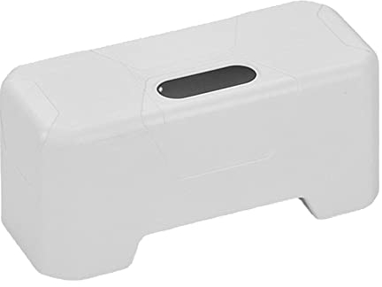 VENYAA Weißer WC-Spülknopf aus Kunststoff für WC-Spülung, externer Infrarot-Spülungs-Sensor