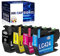 Jagute LC424 LC-424VAL Tintenpatronen Value Pack Kompatible für Brother LC 424 Druckerpatronen LC-424 Patronen für Brother DCP-J1200W DCP-J1200WE (4er-Pack, 1 Schwarz, 1 Cyan, 1 Magenta, 1 Gelb)