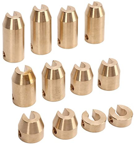 Pesos de Equilibrio de Radios de Rueda de Latón, Reutilizables, Fáciles de Usar, Apariencia Exquisita, Pesos de Equilibrio de Radios de Rueda de Motocicleta para Super Moto, Dual