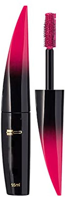 Mascara Shirt 4D Silk Fiber Lash Mascara Natural Smudges Proof Mascara Esteso e Lungo Grandioso Mascara (Rosa Caldo)