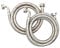PLUMBINGMASTER 6FT Red and Blue Washer Hoses,2 Pack Stainless Steel Washing Machine Hoses with 90 Degree Elbows,Burst Proof Hot & Cold WaterConnection Inlet Washer Supply Lines