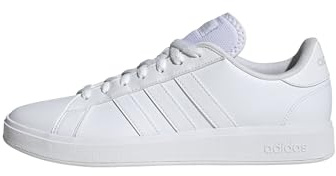 Adidas Herren Grand Court Base 2.0 Shoes, FTWR White/FTWR White/Grey one, 44 2/3 EU