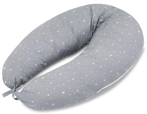 Totsy Baby Seitenschläferkissen 190 cm Komfortkissen - Schlafkissen mit Bezug Seitenschläfer Kissen Body Pillow Seitenschlafkissen mit Reißverschluss Galaxie