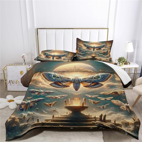 XIICOO Bettdecke Set Tropen Wüsten Giraffe Wildtiere Bettwäsche Zeichentrickfilm Tiere Giraffe | 1 Bettdecke + 2 Kissenbezüge(3Pcs) Oder Spannbettlaken (4Pcs) (B,KING-4PCS)