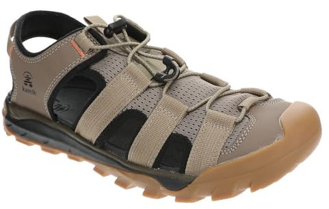 Kamik Herren Solstice Sport Sandale, Fossil, 46 EU