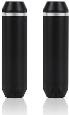 3-in-1 zylindrische Handwärmer, 10000 mAh, 2 Stück, wiederaufladbar, 360°-Heizung mit Powerbank, Taschenlampe, magnetisch, doppelseitig, wiederverwendbar, Taschenwärmer für Outdoor-Camping, Jagd im