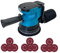 Cordless Random Orbital Sander Compatible with Makita 18V Battery 6 inch Brushless Sander, 11000RPM 3 Speed Setting, 12Pcs Sandpapers, Electric Sander with Dust Collection(No Battery)