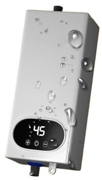Scaldabagno elettrico, scaldabagno istantaneo, Riscaldatore Di Acqua Calda 5500W Riscaldatore Di Acqua Senza Serbatoio Istantaneo Termostato Riscaldatore A Induzione Smart Touch Riscaldatori Elettrici