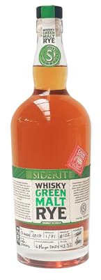 SIDERIT Green Malt Rye 2024 - Whisky de centeno verde 47,3% Vol, 700 ml, envejecido 87 meses en barricas de roble español envinadas con Jerez Lustau. Edición limitada de 71 botellas numeradas
