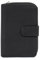 FAGOLA - Portefeuille 2 Volets Stop RFID - Compatible Cartes de crédit, CNI et permis de Conduire - pour Femme - Collection Émy - Noir