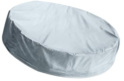 Luwecf Ronde Bache Piscine, Oxford Bache a Bulle Piscine, Pliable Anti-poussière avec Cordon de Serrage Bache Piscine, Diamètre 162cm