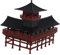 Ciieeo Miniatura Padiglione Decorativo per Giardino Piccola Statua per Design Robusto per Decorazioni Interne Ed Esterne