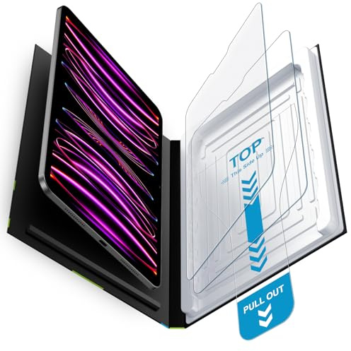 Mothca Mat Verre Trempé pour iPad Pro 11 Pouces (2022/2021/2020/2018) / iPad Air 4/ Air 5 (2022) 10,9 Pouces, 9H Film Protection D'écran Mate, 2 Pièce | Quick-Fix Lot de 2 verres trempés mats 9H anti-reflets et anti-traces de doigts, toucher lisse pour les jeux et la lecture