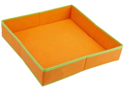Colcolo Kids Sandbox Tray Large Space Non Woven Easy to Carry Foldable Kids Sand Tray Play Mat for Classroom, 40x40x9cm