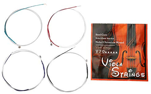 Corde per viola V70, corde per viola professionali, set completo di accessori per strumenti musicali avvolti a 4 corde di ricambio per studenti, artisti