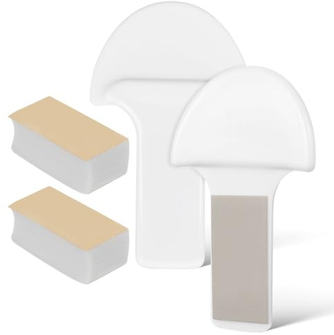 HEANUJJ 2 Pcs Toilet Seat Riser Holder Pedal Abs Material Simple Design White Wide Applicability for Homes and Public Places