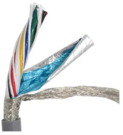 Cavo di terra Cavo schermato for traino da 22 AWG/0,3 mm² 2-5 nuclei Filo di rame PVC 5 metri TRVVP