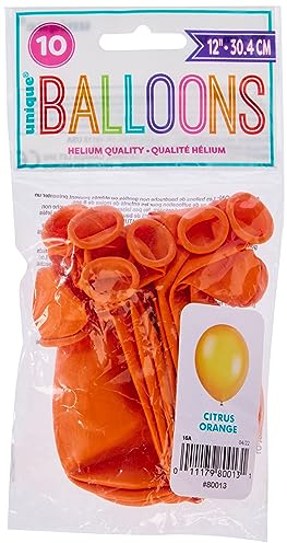 Latex-Party-Luftballons - 30 cm - Orange - 10er-Pack