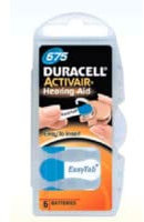 Batterien f.Hörgeräte Duracell 675