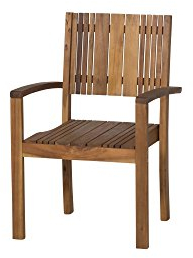Siena Garden Stapelsessel Falun, 61x58x90cm, Akazienholz, geölt in natur, FSC 100%