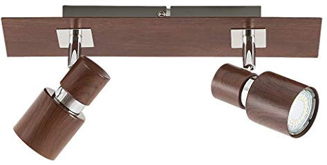 Rabalux Merkur Wand & Deckenspot 2x GU10 wenge