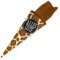 itenga Geschwisterschultüte 35cm Tiermuster Geschenkverpackung Schultüte Erwachsene (Giraffe mit Text Alles Gute)