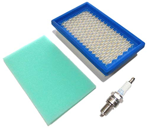 AISEN Air Filter Pre Filter with Spark Plug Suitable for Einhell Lawn Mowers RPM 51S GM 51-Z BG-PM51S